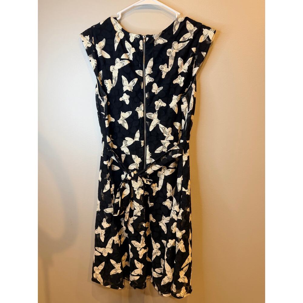 LA Soul Monochromatic Butterfly Graphic Mini Skater Dress Large XL - Picture 2 of 10